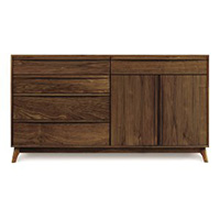 Catalina Dresser 4-Drawer Left, 2-Door Right