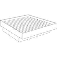 Classica Platform Bed with Full Base