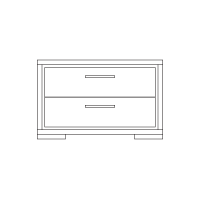 Sonoma Night Table 2-Drawer