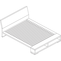 Sonoma Bed with Bookcase