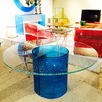 Glassisimo Water Drop Table