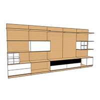 Mobican Cassia Entertainment Wall System