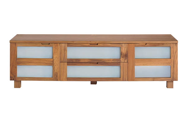 Teak Media Cabinet